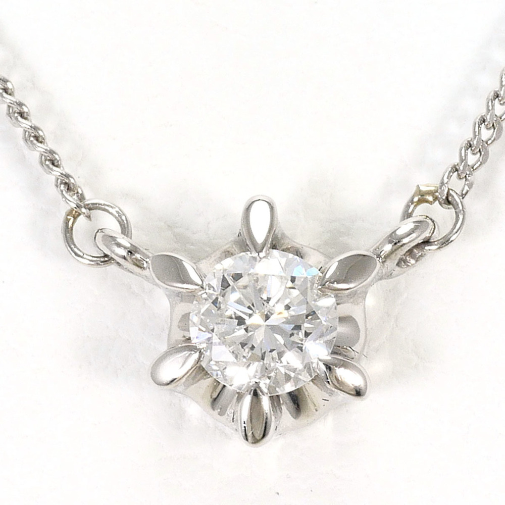PT900 Platinum / PT850 Necklace with 0.20ct Diamond (SI2 clarity), Total Weig...